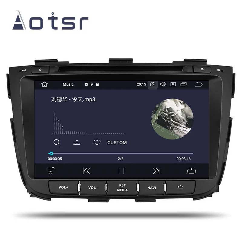 Android 9,1 " ips gps навигация автомобильный dvd-плеер для KIA Sorento 2013 головное устройство мультимедийный плеер магнитофон