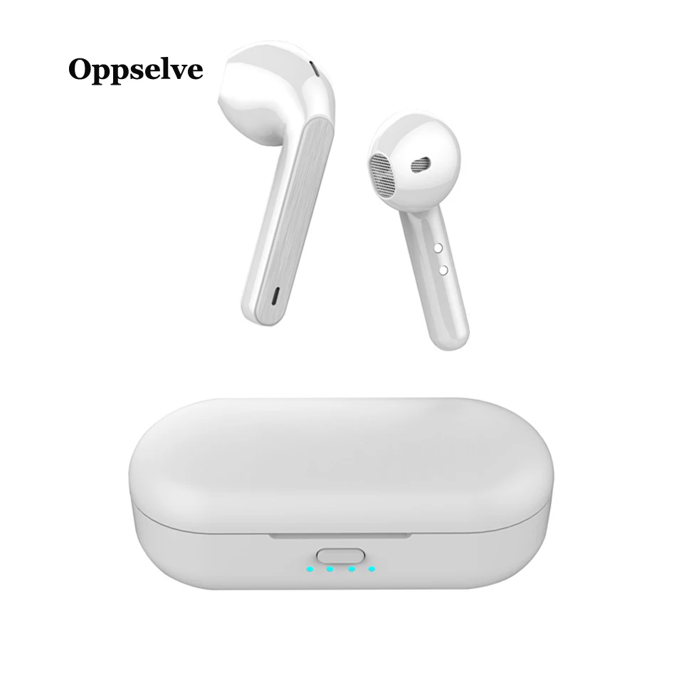 Oppselve Wireless Earphone Sports Earbuds Bluetooth 5 0 TWS Headsets Noise Cancelling Mic For iPhone Huawei Samsung Xiaomi Redmi