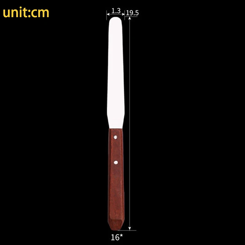 Stainless Steel&Wooden Palette Cutter Scraper Spatula For Oil Painting 5 Model