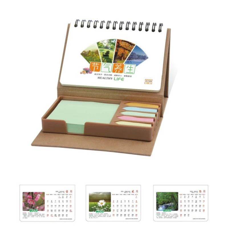 

New Creative 2020 Large Monthly Desk Calendar Wall Calendar Planner Desktop Flip Calendar Wall Door Home Calendar Decoration