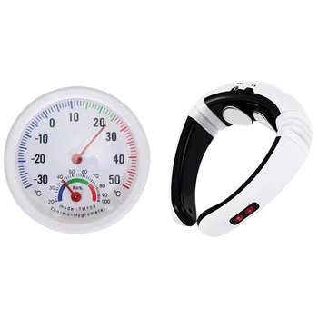 

Th108 Mini Bell-Shaped Scale Thermometer and Hygrometer Hangable Seat Type & Electric Pulse Neck Massager