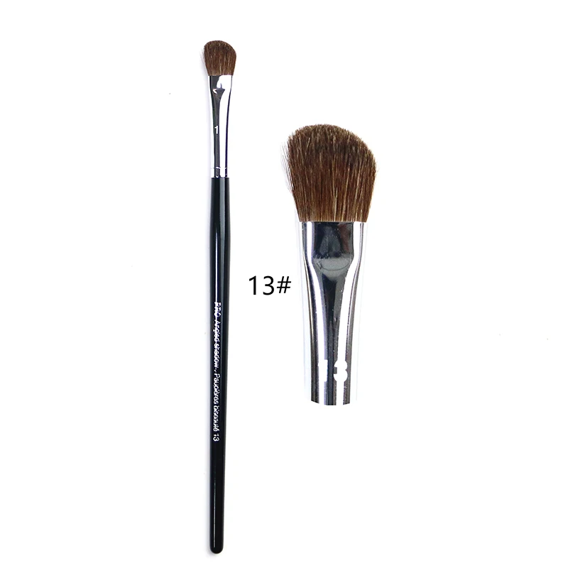 

13 Professional Oblique Eye shadow brush Shadow Eye Makeup brush Quality Horse hair Eye blend Hrush Eye shadow brush beauty tool