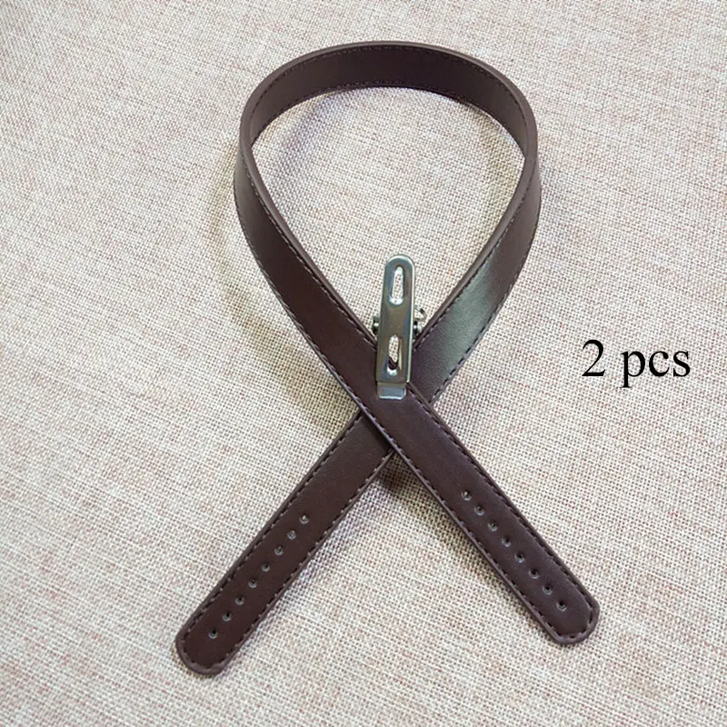 2pcs/pair 62cm Fashion New PU Leather Bag Strap Handle Shoulder Bag Belt Band for Women Handbag Handmade DIY Bag Accessories
