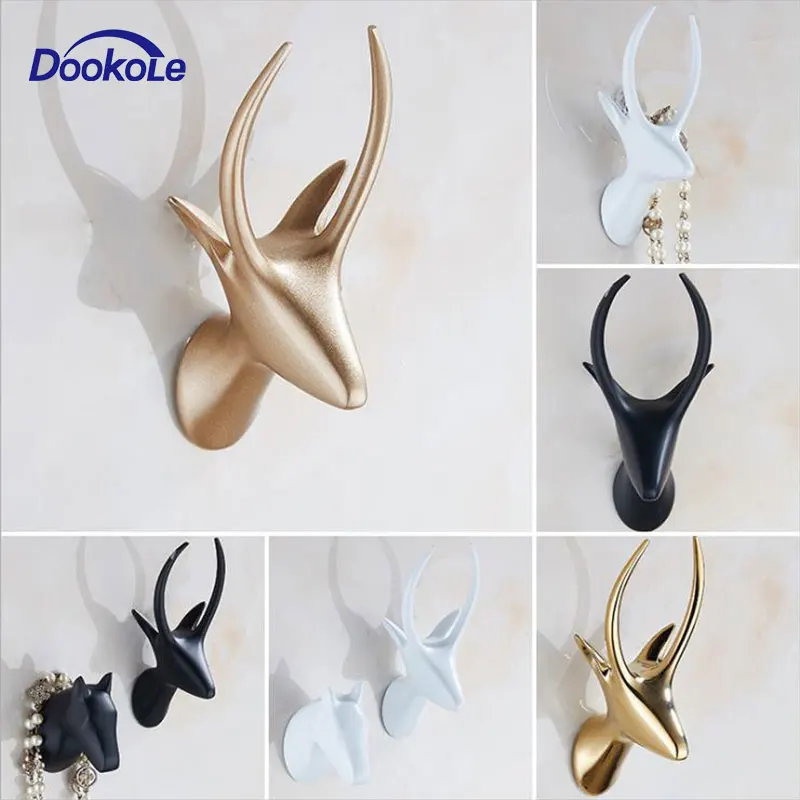 

Bath Towel Hook/Coat Robe/Clothes Hook for Bathroom Kitchen Garage, Gold/Black/Chrome/White