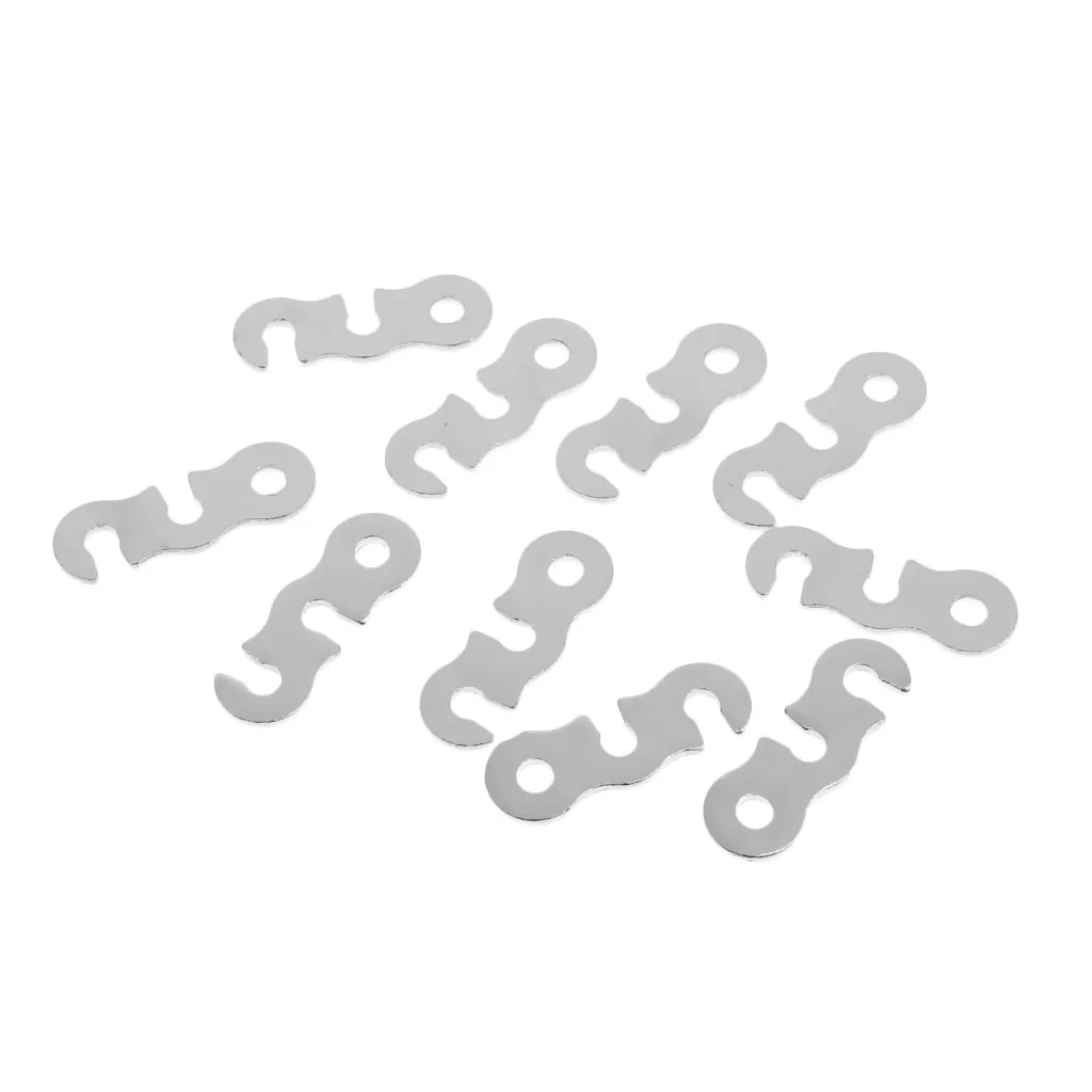 10x Silver Aluminum Tent Awning Guyline Runner Lock Rope Tightener Tensioner 10x Silver Aluminum Tent Awning Guyline Runner Lock Rope Tightener Tensioner