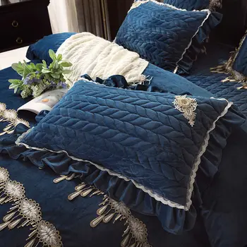 

XWH Solid Color Cotton pillowcase Brief Style printed Pillow Case Cover For Bedroom Use