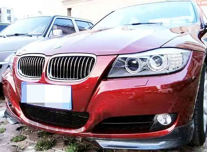 PERFORMANCE REAL CARBON FIBER FRONT LIP SPLITTER FOR BMW E90 LCI 2009-2011