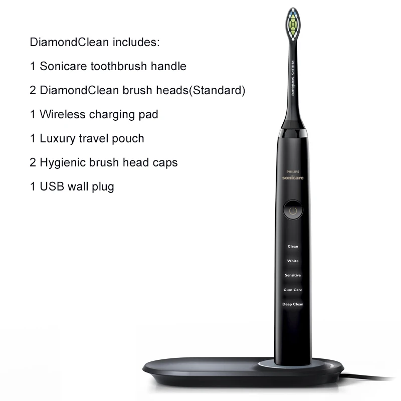 Электрическая зубная щетка PHILIPS HX9392 беспроводная звуковая вибрационная для
