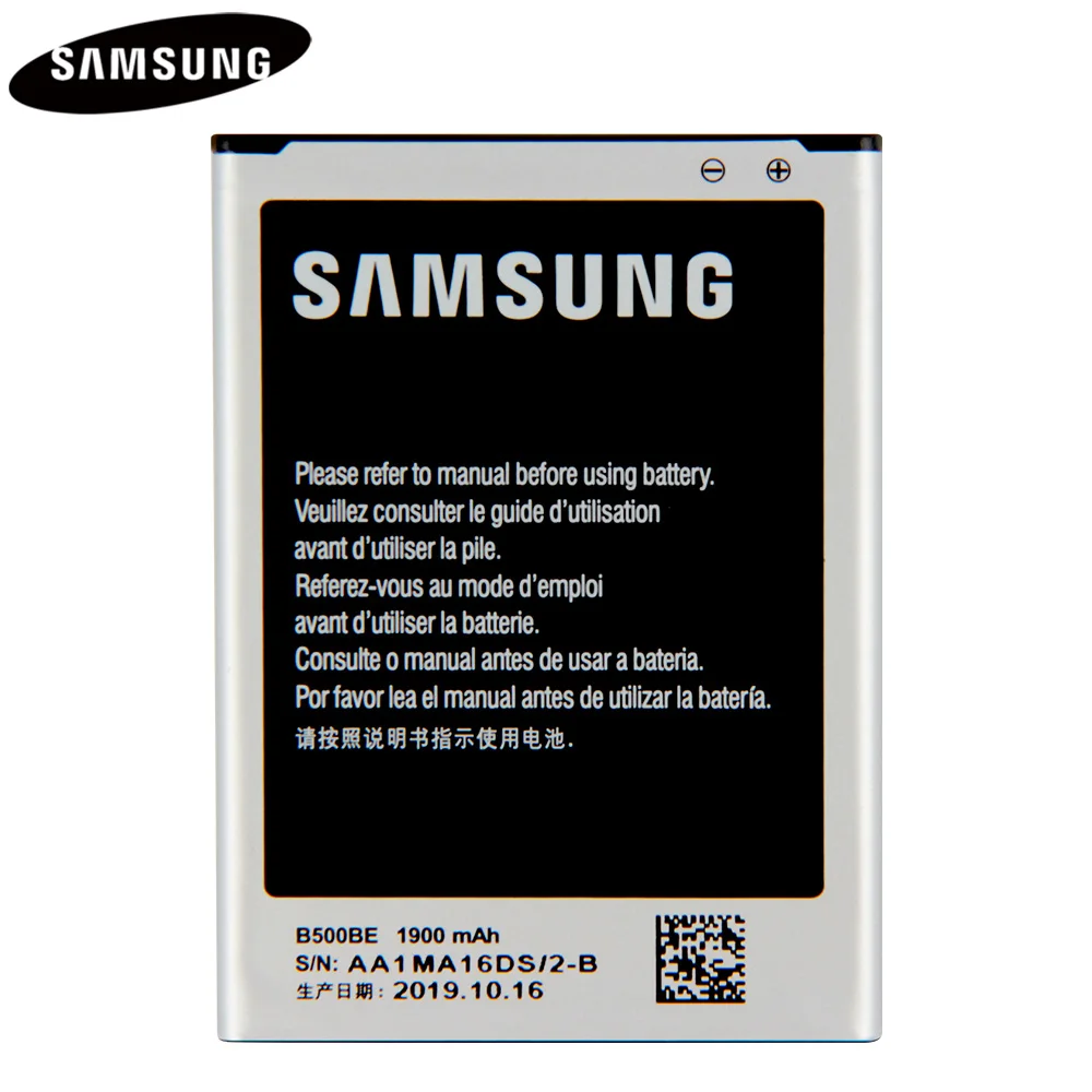 

Original Battery B500AE B500BE For Samsung Galaxy S4Mini S4 Mini 4 Pin NFC Project J Mini i9190 i9192 i9198 i9195 1900mAh