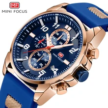 MINI FOKUS Mode Herren Uhren Top-marke Luxus Quarz Armbanduhr Männer Wasserdichte Relogio Masculino Uhr Mann Silikon Strap