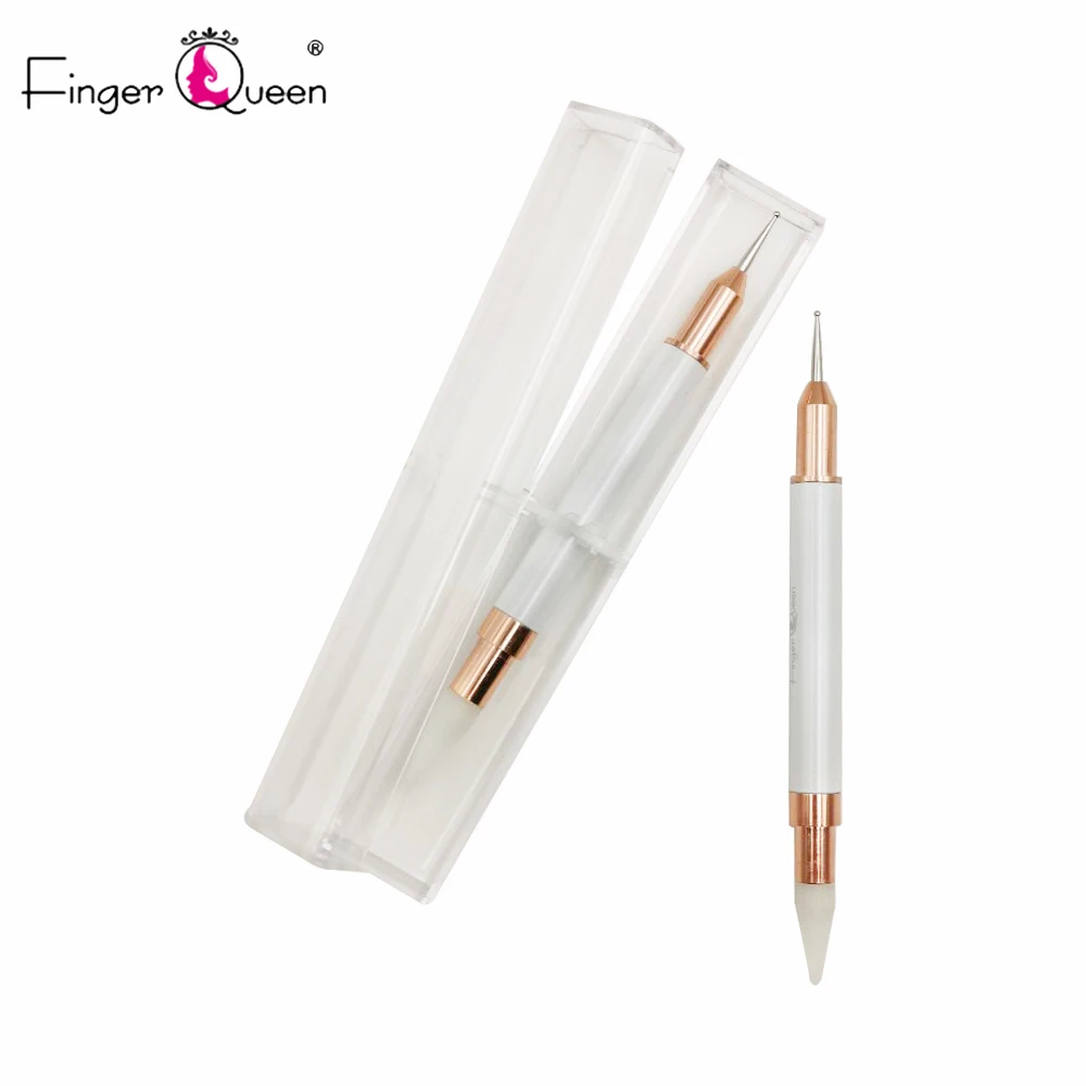 Fingerqueen 1 шт., инструмент для маникюра, акриловое сверло с двойной головкой, многофункциональное сверло с восковой головкой, ручка для ногтей B067