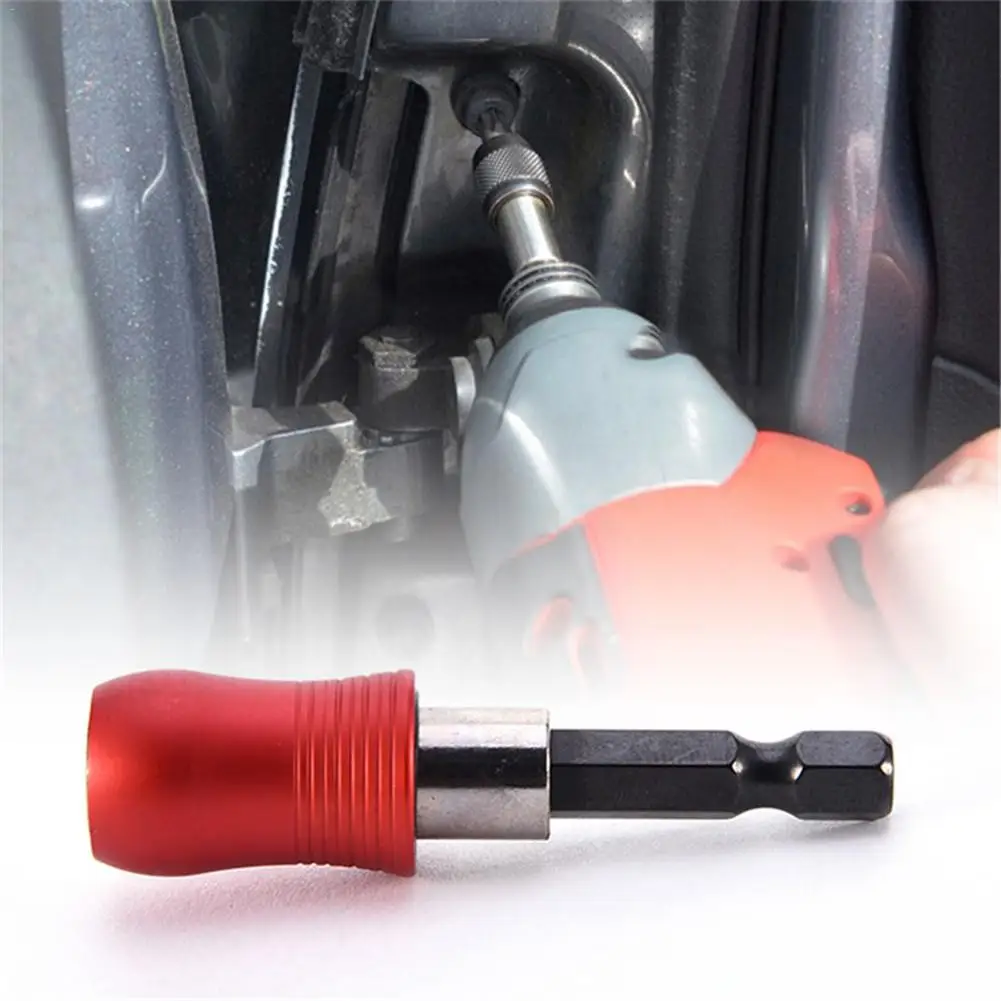 

Quick Release Magnetic Screwdriver Bit Extension Bar Holder 60mm 1/4 Inch Hex Shank Drywall Drill Bit Holder For Power Tool