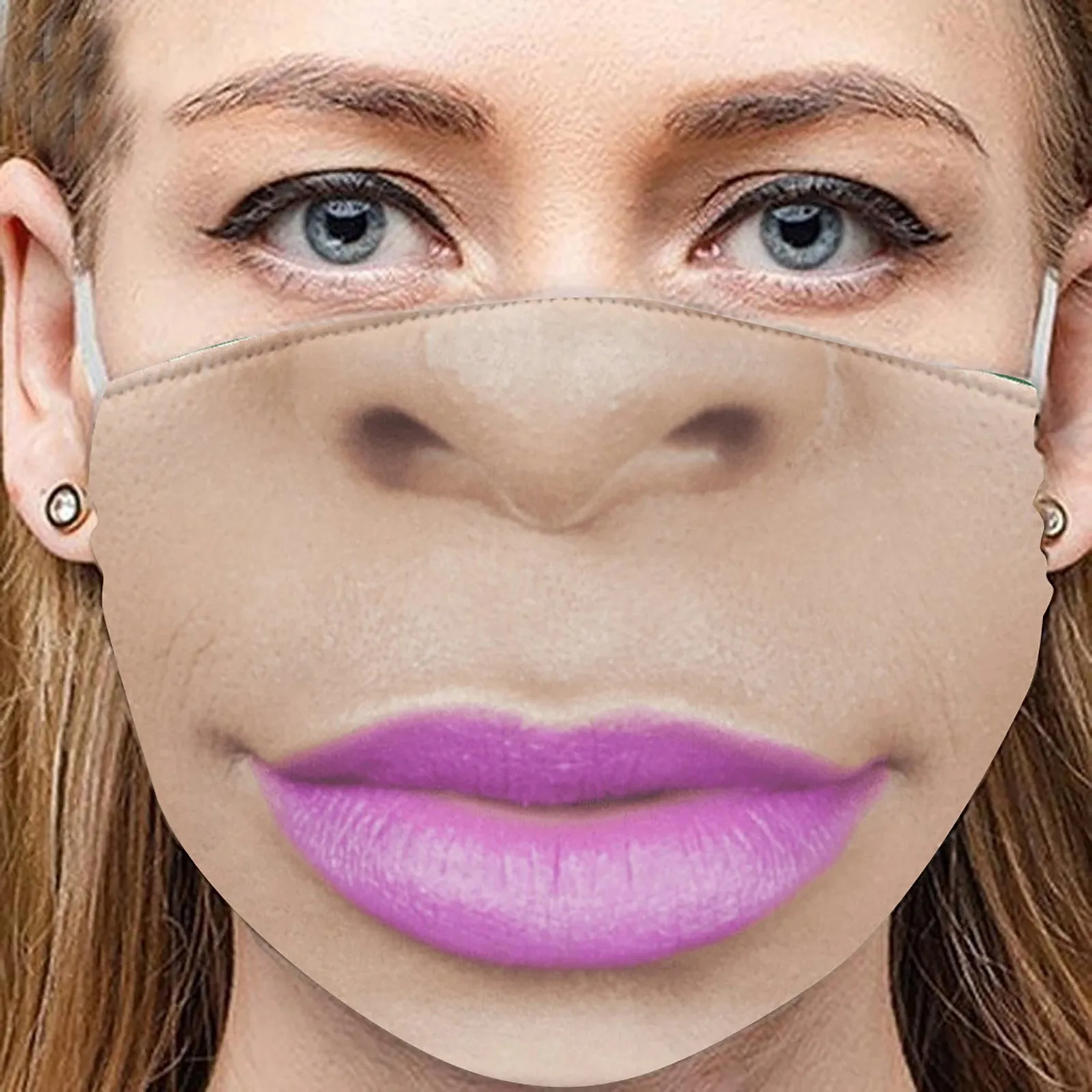 Adult Funny Mouth Mask 3D Funny Cloth Face Masks Mascarillas Cosplay Headband Washable Reusable Pm2.5 Anti-dust Protection