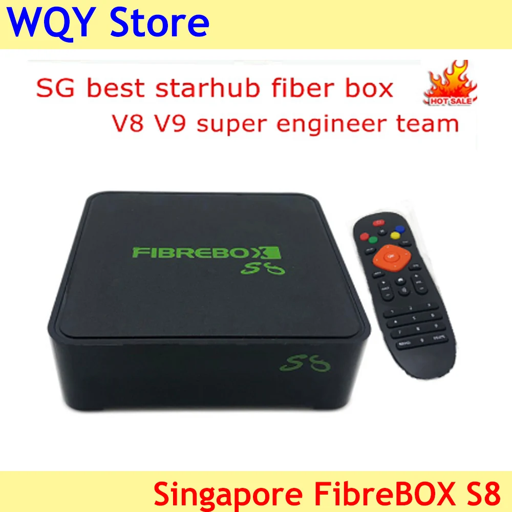 Бесплатная доставка 2020 лучший Сингапур starhub Fibre tv box Fibrebox S8 для cable box|ТВ-приставки и