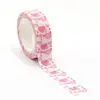 Heart on valentine's day pink sparkle Decorative Adhesive Tape love Masking Tape Diy Scrapbooking Sticker Label Stationery ► Photo 1/2