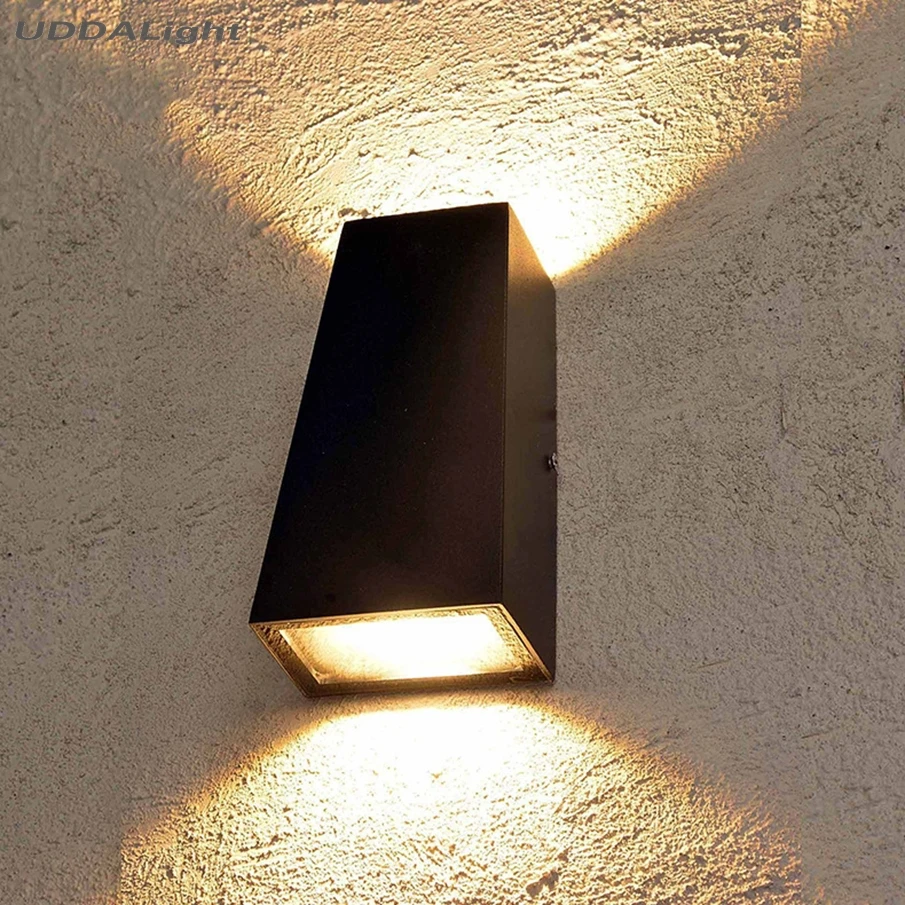 Полукруглый/квадратный наружный настенный светильник 6 Вт Светодиодный COB Led