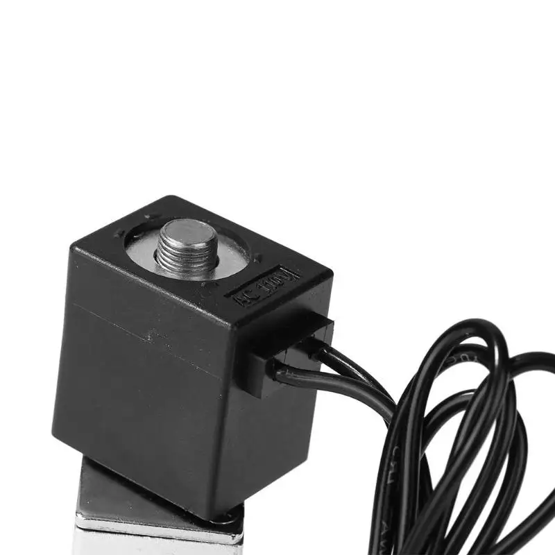 AC110V/AC220V 2 Way N/C пластиковый клапан соленоидной воды двухзначный двухсторонний прямой вид действия для управления электрическим оборудованием