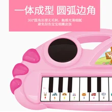 Дети Многофункциональный Раннее Образование электронная клавиатура детский музыкальный инструмент просвещение образовательный игрушечный От 1 до 3 лет
