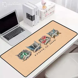 Almofada quente ataque do mouse no titan antiderrapante esteira acessórios do jogo do computador mausepad mousepad empresa gaming portátil tapete teclado