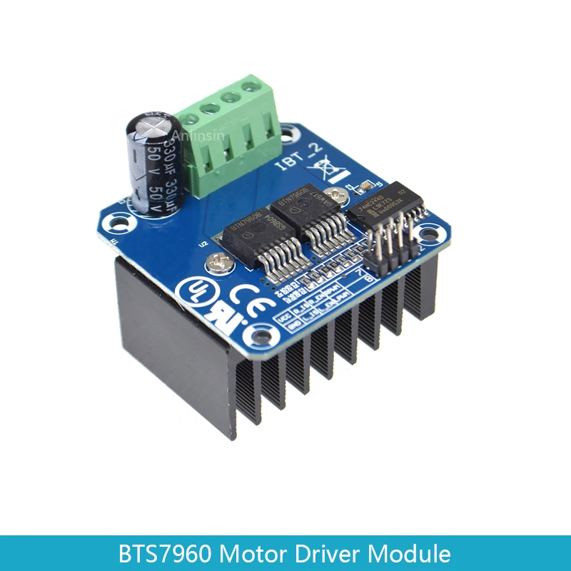 Double BTS7960/BTN7960 43A H-bridge High-power Motor Driver module board diy smart car Current diagnostic | Электронные