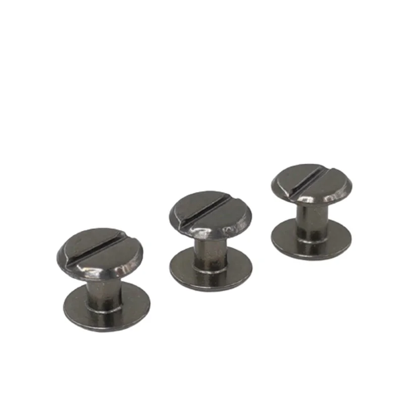 

10/50pcs M4 M5 M6 M8 M10 Metal Binding Screws Leather Craft Belt Wallet Fasteners Brand Package Repair Tool Accessories E12006