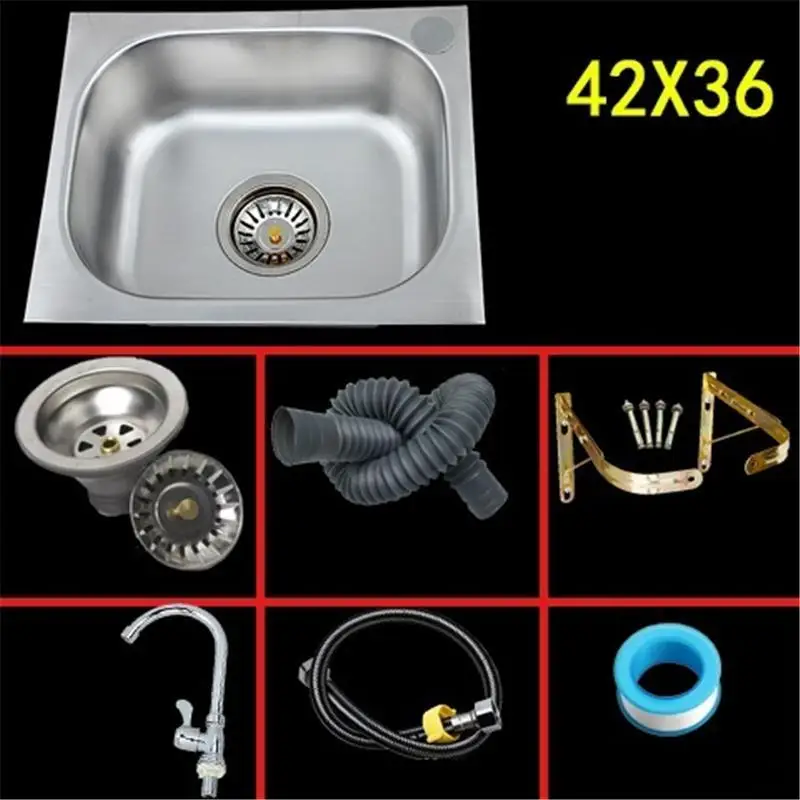 Version N Inoxidable Inox Lavello Gootsteen Evier De Cuisine Zlewozmywak кухня Куба Pia Cozinha Fregadero Lavabo мойка для овощей - Цвет: Version N