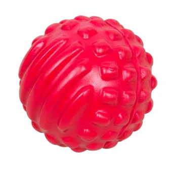 

Pu Foam Bump Fascia Ball Muscle Relaxation Fitness Massage Ball Waterproof And Easy To Clean Health Care Ball-Red