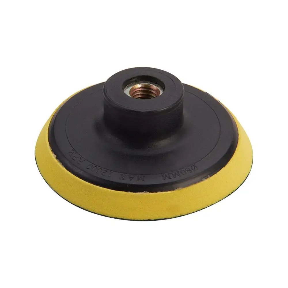 Utoolmart Горячие абразивные инструменты 80/100x10x5 мм шлифовальный станок шлифовальный Полировочный липкий диск подложка Backer Pad 1-7 шт