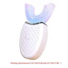 U-образные зубы Ярко-белый косметический инструмент Автоматическая ленивая электрическая зубная щетка для рта зарядка ультразвуковая Вибрация T4MB