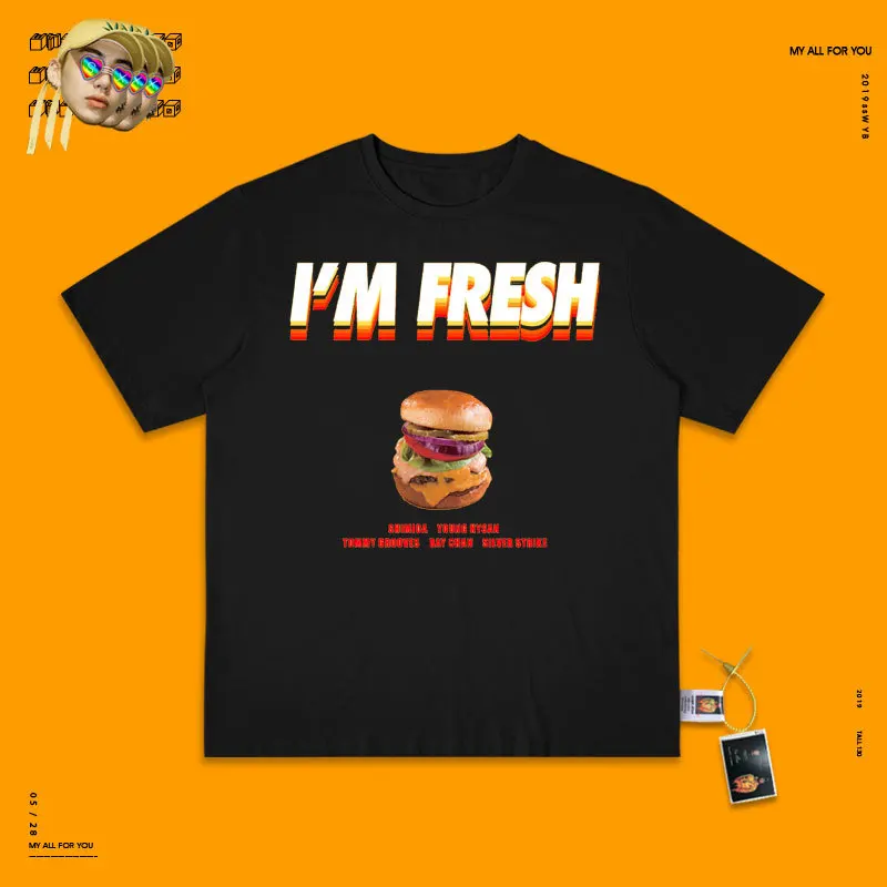 My Life Hamburger I'm Fresh Hip-Hop Evil Do Matcha Green Basics, верхняя одежда без подкладки, женская пуховая одежда, не хватает