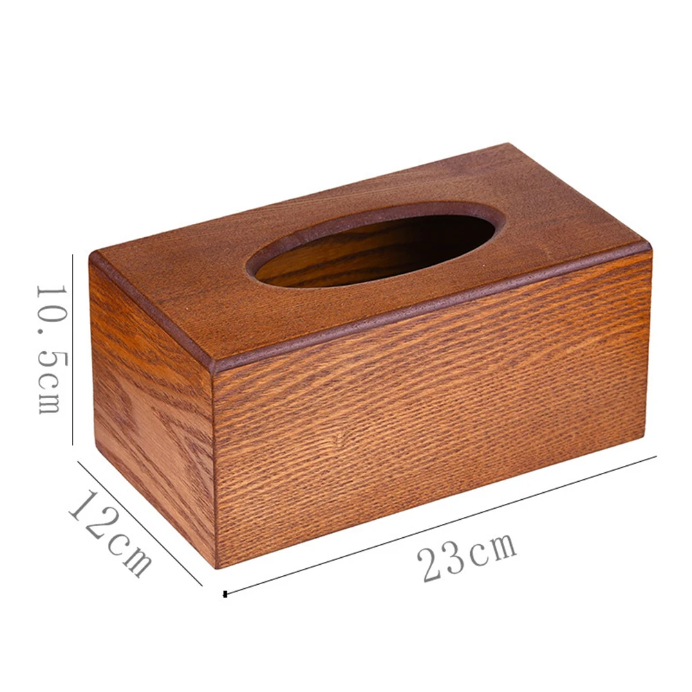 Хранение бумаги Простая Коробка для салфеток стильный твердый деревянный кухонный домашний держатель, коробка для салфеток