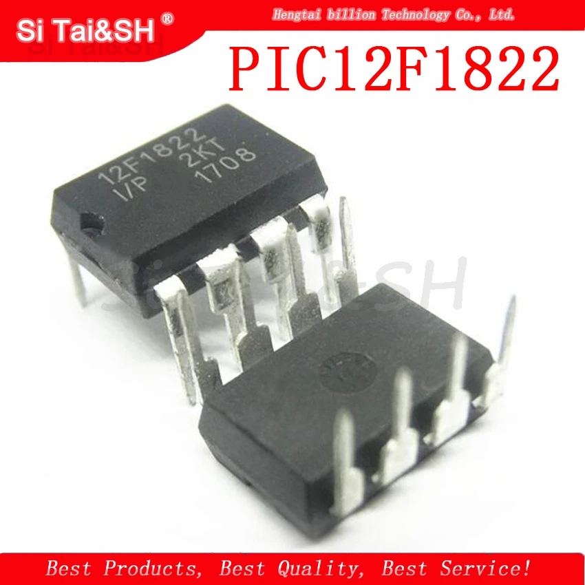 5 шт./лот PIC12F1822-I/P PIC12F1822 12F1822 12F1822-I/P IC MCU 8BIT 3.5KB FLASH 8DIP лучшее качество | Электронные