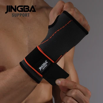 JINGBA поддержка 1 шт., Высококачественная Спортивная Защитная Экипировка для бокса, поддержка рук + повязка для тяжелой атлетики, поддержка бр...