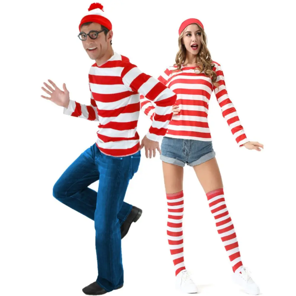 Film Natalizio A Righe Di Seta 5 Taglie Dove Sono I Vestiti Cosplay Wally