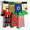 2022 Christmas Series Cotton Men Tube Socks Funny Happy Personality Cartoon Men's Long Socks absorbs Sweat Thicken Plus Sizes ► Photo 3/6