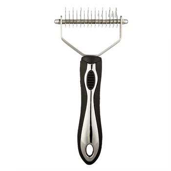 

Pet Dog Fur Hair Knot Cutter Remove Rake Grooming Brush Comb Metal Blade Mascotas Chien Dogs