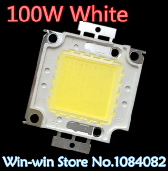 

5PCS 100W LED 100W white LED Integrated High Power Lamp Beads tetragonum White 3000mA 32-34V 8000-9000LM 24*40mil Huga Chip