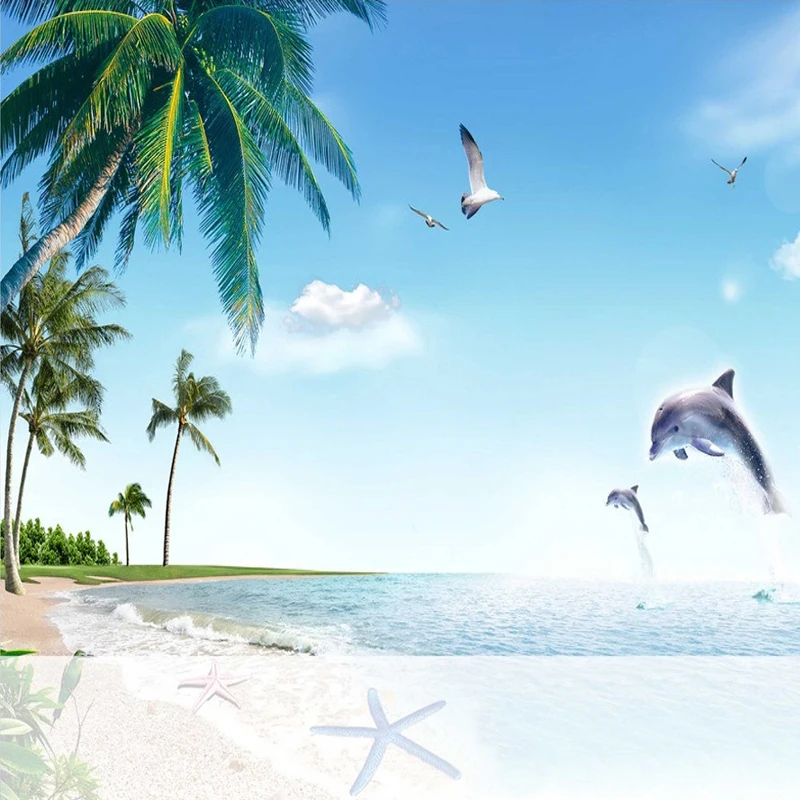 Modern-Creative-Jumping-Dolphins-3D-Stereo-Mural-Seaside-Landscape-Nature-Photo-Wallpaper-Living-Room-Home-Decor (3)