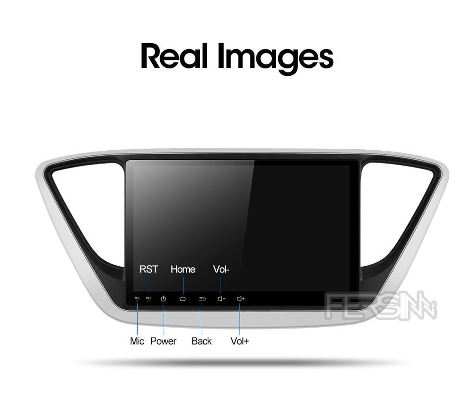 Clearance Fersinny C17YN9060 Car DVD GPS Player For new Hyundai Verna 2017 Car PC Headunit Car Radio Video Player Navigation 2 din gps dvd 10