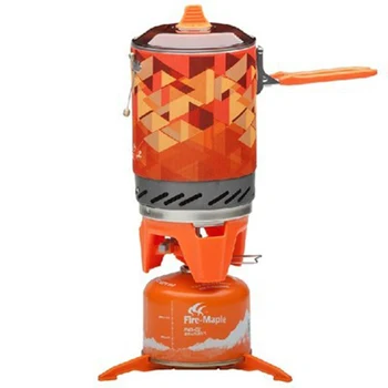 

Fire Maple Outdoor Gas Stove Burner Tourist Portable Cooking System With Heat Exchanger Pot FMS-X2 Camping Hiking Gas Cooker