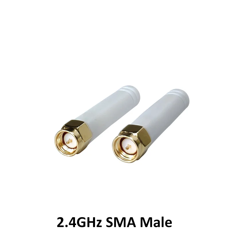 2pcs 2 4Ghz antenna wifi 2 3dbi SMA male 2 4 ghz antena wi fi Zigbee 4