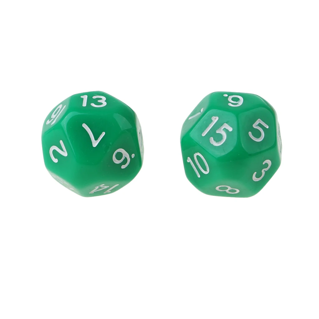 10Pcs 16-Sided D16 Acrylic Dices Table Game Accessory Toys for DND MTG TRPG Table Board Games