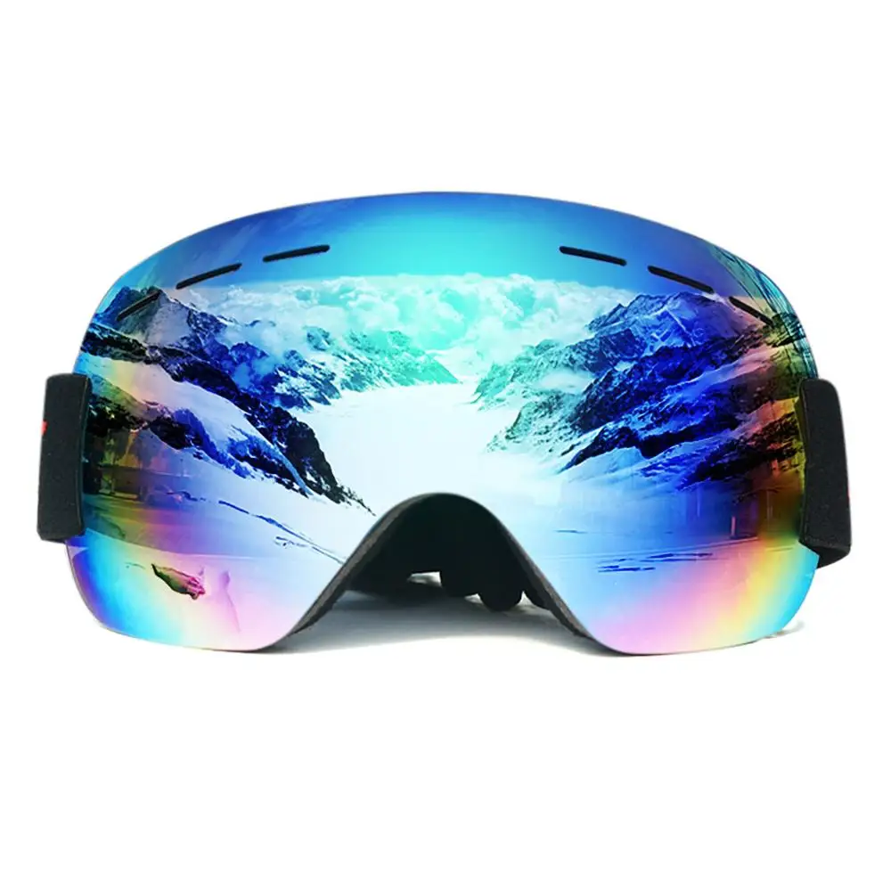 Новинка, лыжные очки для мужчин и женщин, очки для сноуборда, очки для катания на лыжах с защитой от уф400 лучей, лыжные очки, противотуманные лыжные маски - Цвет: A