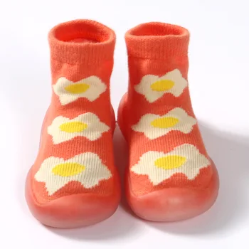 

Baby Socks Shoes With Rubber Soles Toddler Socks Anti Slips Cotton Kids Knitted Sock Autumn Winter Infant Newborn Sokken Fashion