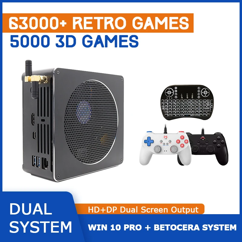 Classic Game Console Super Console X Mini Pc Box With Retro Video Game For Ps3 Ps2 Ps1 Gamecube Windows 10 Pro Batocera Video Game Consoles Aliexpress