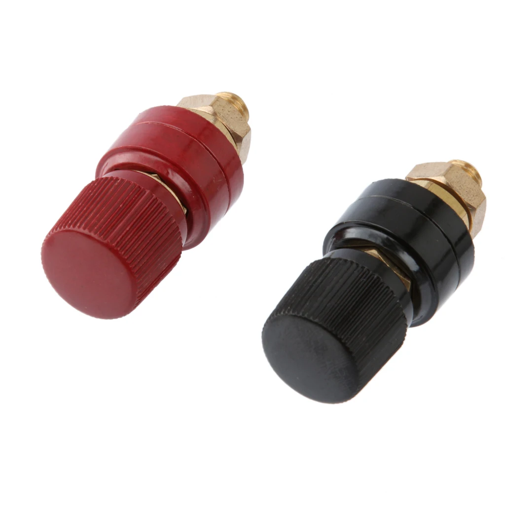 M8 Copper Binding Post Set Bakelite Electrical Insulation 200A