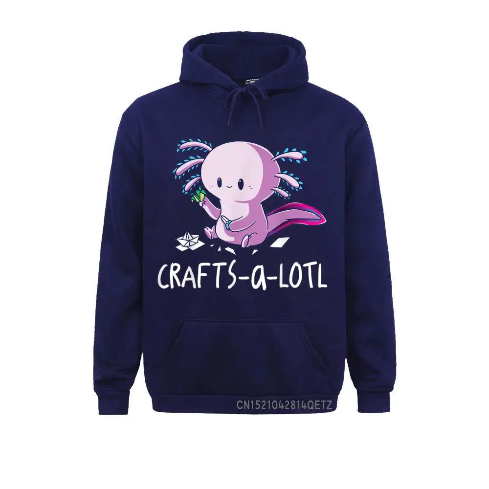 Hip hop Crafts-a-lotl Funny Hand Crafting Arts Axolotl Scrapbooking T-Shirt__B11482 Men Sweatshirts Prevailing Summer/Autumn Long Sleeve Hoodies  Sportswears Crafts-a-lotl Funny Hand Crafting Arts Axolotl Scrapbooking T-Shirt__B11482navy