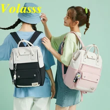 Volasss Girls Backpack 2021 New Waterproof High Quality Nylon Children School Bags Girl Large Capacity Backpacks 14'' Laptop bag