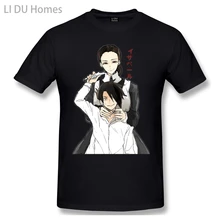 

LIDU T-Shirt for Men The Promised Neverland Isabella And Ray 100% Cotton The Promised Neverland T Shirt Funny Plus Size Clothes