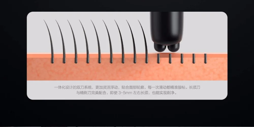 Xiaomi mijia электробритва поршневая двойная головка " продукт горячий" ультратонкий портативный/двусторонний резец головы/мытья тела